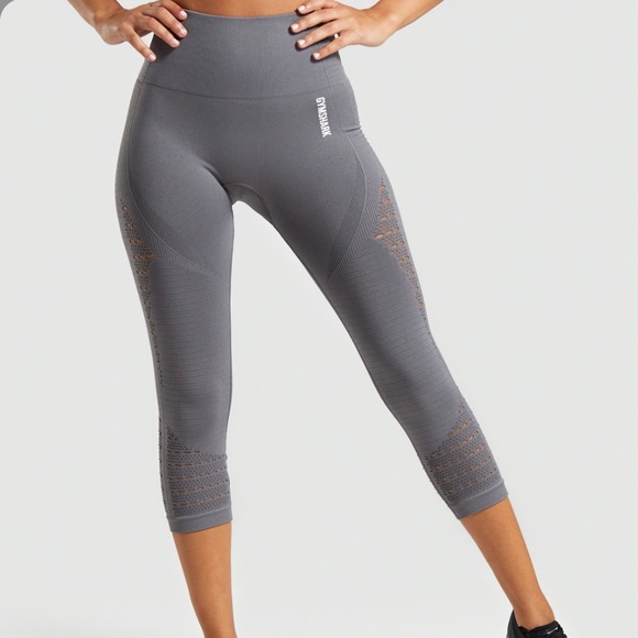 Gymshark Pants - Gymshark Energy+ Seamless Cropped legging